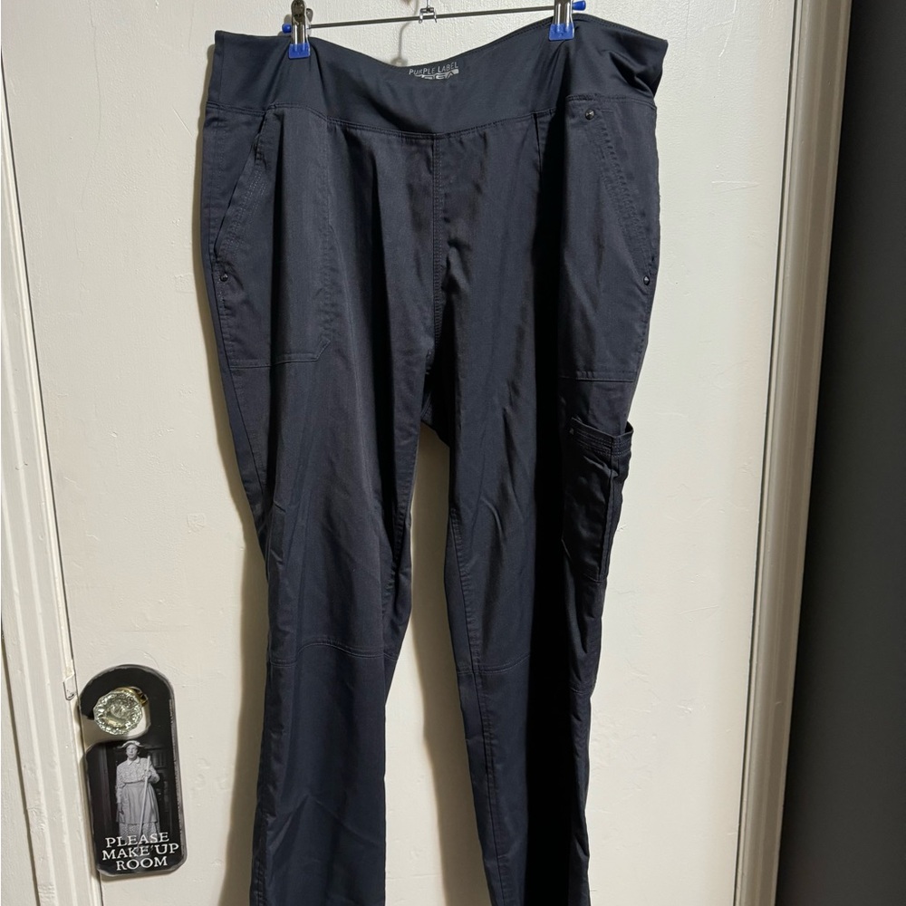 Purple Label scrubs, new pants never worn, size XL in Pewter (silver/gray)